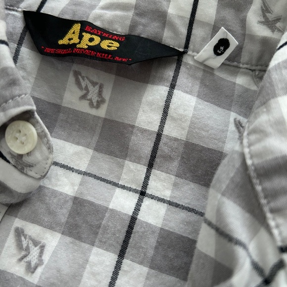 A Bathing Ape casual button-down Men’s M - Picture 4 of 6